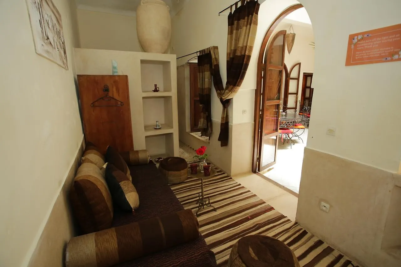 Riad White Flowers Morocco