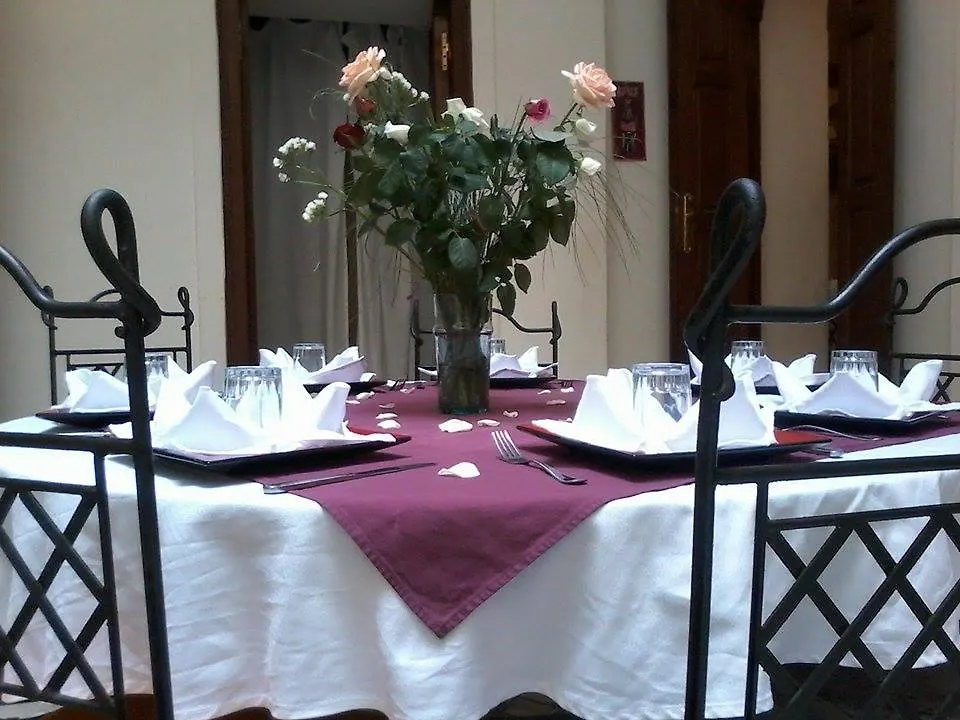 מרקש Riad White Flowers